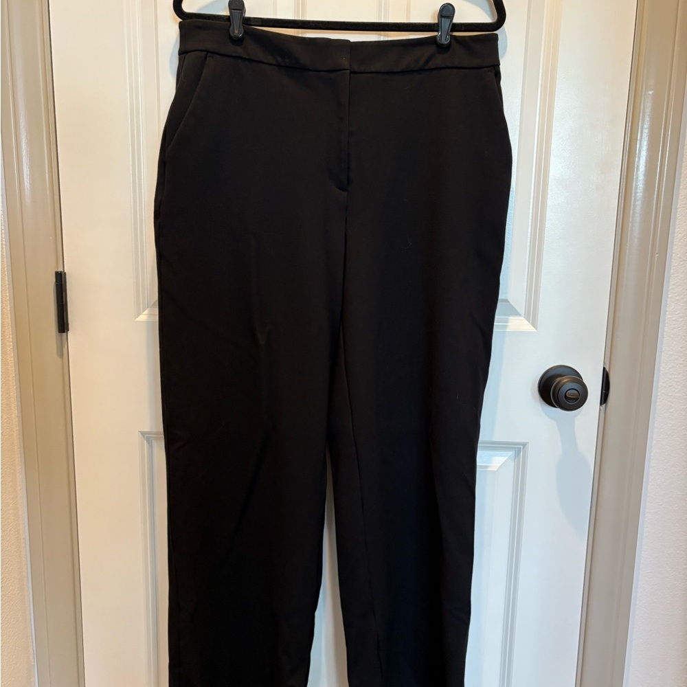Boden Hampshire Ponte Wideleg Pants, Black 14R